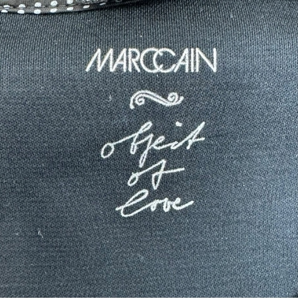 MARCCAIN Black Knit Studded Top Size M - Picture 5 of 8